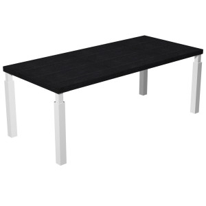 SCRIVANIA DIR. 210X90CM PRESTIGE QUADRO NERO VENATO/BIANCO COD. 902G/8/AM