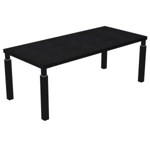 SCRIVANIA DIR. 210X90CM PRESTIGE QUADRO NERO VENATO/NERO COD. 902G/8/AQ