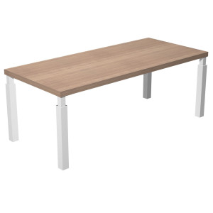 SCRIVANIA DIR. 210X90CM PRESTIGE QUADRO CILIEGIO ARABIS/BIANCO COD. 902G/K/AM