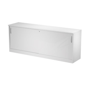 MOBILE BASSO CON ANTE SCORREVOLI 185X46X73CM BIANCO - AGORA'