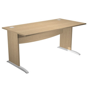 SCRIVANIA OPERATIVA FIANCHI A L MELAMINICO 180X80CM H73CM ROVERE AGORA' BASIC COD. JPL180/C