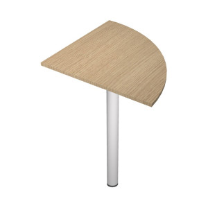 ANGOLARE 90  ROVERE + GAMBA SUPPORTO X SCRIVANIE AGORA' BASIC COD. L90E+60011-C