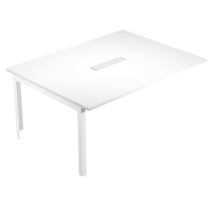 MODULO AGGIUNTIVO PER TAVOLO RIUNIONI AGORA' 160X120X72,5CM BIANCO