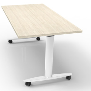 TAVOLO MULTIFUNZIONE C/RUOTE 120X80XH73,7CM ROVERE - TAXI COD. TAXI-120/C