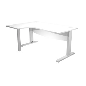 SCRIVANIA COMPACT SX FIANCO A L METALLO L180CM ROVERE - AGORA' DIRECTION COD. URB/V-CP18SX+MOD/C
