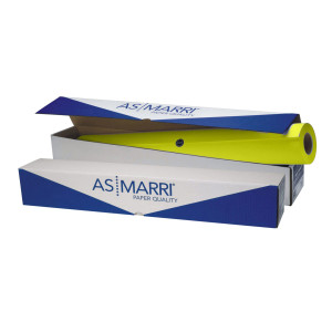 CARTA PLOTTER INKJET GIALLO FLUO 914MMX45MT 100GR J.100 8429 ASMARRI COD. 8429