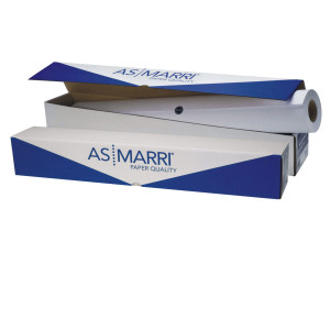 CARTA PLOTTER INKJET BIANCO OPACO 610MMX50MT 80GR J.80S 8657 ASMARRI COD. 8657