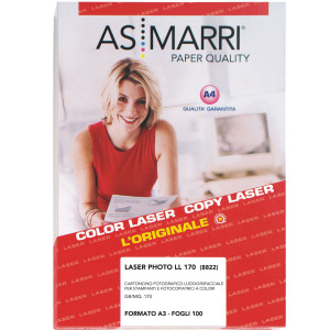 CARTA LASER A3 170GR 100FG PHOTO LUCIDA 8822 AS MARRI