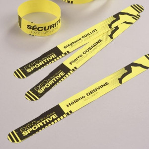 BRACCIALETTI IDENTIFICATIVI GIALLO 5FG A4 265X18MM (10ET/FG) LASER AVERY COD. L4001-5