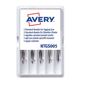 SCATOLA 5 AGHI STANDARD PER SPARAFILI AVERY COD. NTGS005