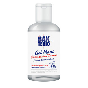 GEL DETERGENTE MANI ALCOLICO 77 60ML BAKTERIO COD. BK017