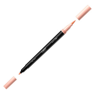 ASTUCCIO 6 PENNARELLI INTENSITY DUAL TIP BRUSH COLORI ASSORTITI PASTEL BIC COD. 503826