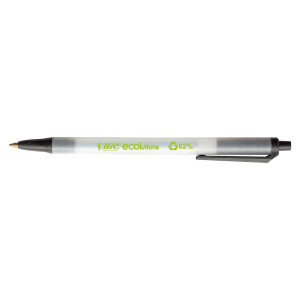 SCATOLA 50 PENNE A SFERA SCATTO ECOLUTIONS NERO 1.0MM BIC COD. 8806871