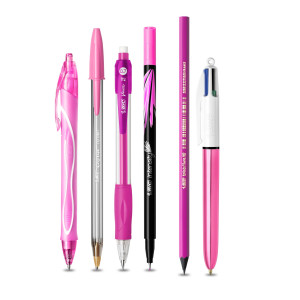 SET SCRITTURA+ASTUCCIO PINK  PURPLE - BIC COD. 9642801
