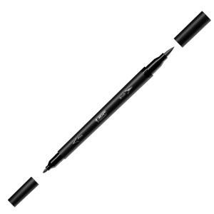 ASTUCCIO 6 PENNARELLI INTENSITY DUAL TIP BRUSH COLORI ASSORTITI INTENSE BIC COD. 989694