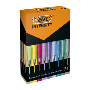ASTUCCIO 24 MARCATORI INTENSITY COLORI ASSORTITI BIC COD. 992731