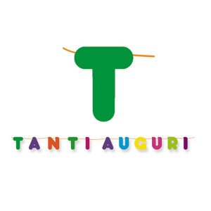 FESTONE IN CARTONCINO 6MT TANTI AUGURI BIG PARTY COD. 60874