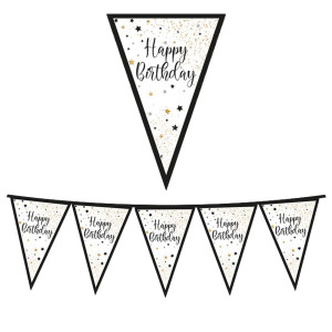 FESTONE BANDIERE HAPPY BIRTHDAY LUNGH.3MT BIG PARTY COD. 74487