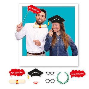 PHOTO BOOTH LAUREA 8 FANTASIE BIG PARTY COD. 81459