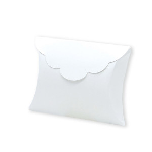25 SCATOLINE PORTACONFETTI 10X8X3CM BIANCO BIG PARTY COD. 81666