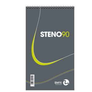 BLOCCO SPIRALATO STENO90 130X225MM 90GR 60FG BM COD. 0100214 CONFEZIONE DA 5