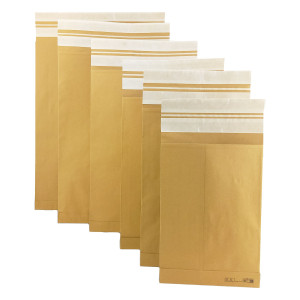 100 SACCHETTI E-COMMERCE E-DOUBLE AVANA 35X52,5CM COD. 21007