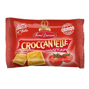 SACCHETTO 35GR CROCCANTELLE GUSTO KETCHUP COD. FDCKE CONFEZIONE DA 50