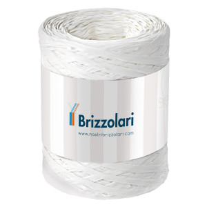 RAFIA SINTETICA 6802 5MMX200MT COLORE BIANCO 01 BRIZZOLARI COD. 01003701