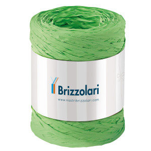 RAFIA SINTETICA 6802 5MMX200MT COLORE VERDE CHIARO 10 BRIZZOLARI COD. 01003710