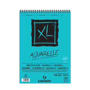 ALBUM XL AQUARELLE F.TO A4 300GR 30FG CANSON COD. 400039170 CONFEZIONE DA 5