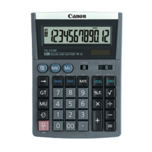 CANON CALCOLATRICE TX-1210E DBL EMEA GRIGIO COD. 4100A014