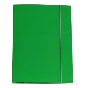 CARTELLINA CON ELASTICO 32PL 25X34CM VERDE COD. CG0032LBXXXAE03