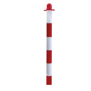PALETTO H90CM BIANCO ROSSO PER COLONNINA DI SICUREZZA COD. CN93