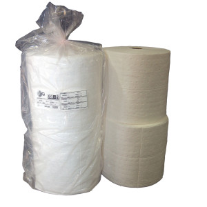 CONFEZIONE DA 2 ROTOLI ASSORBENTI PER OLI ED IDROCARBURI 41X4600CM COD. ASO010