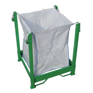 STRUTTURA PORTA BIG BAG CON SUPPORTI INFERIORI REGGI SACCO COD. SBB030