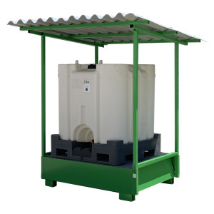 VASCA DI RACCOLTA A TENUTA STAGNA COPERTA 1150LT COD. VAS100T