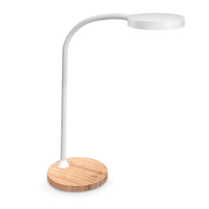 LAMPADA A LED FLEX DESK BIANCO CON BASE IN LEGNO COD. 2002905301