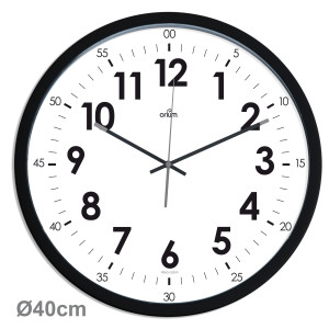 OROLOGIO DA PARETE D40CM SILENT CLOCK ORION BY CEP COD. 2112510011