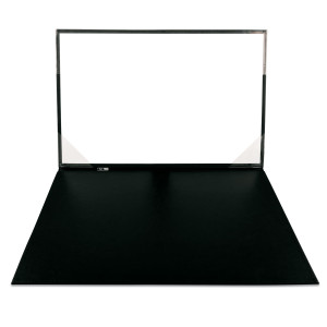 SOTTOMANI DOPPIO IN SIMILPELLE 48X32CM ART.2190 NERO CITY TIME COD. 2190-N