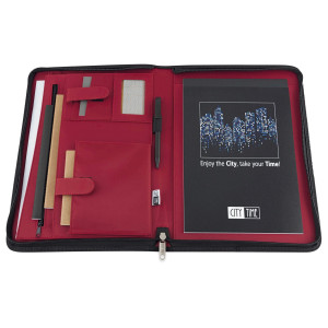 PORTABLOCCO PROFESSIONAL 25.5X34.5CM ROSSO ART.4851-R CITY TIME COD. 4851-R