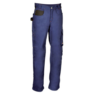 PANTALONI WALKLANDER DONNA BLU NAVY-NERO TAGLIA 46 COFRA COD. V421-0-02-46
