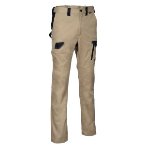 PANTALONE JEMBER SUPER STRECH TAGLIA 54 CORDA/NERO COFRA COD. V567-1-00 - 54
