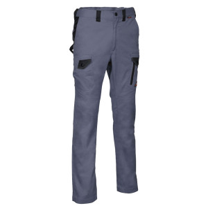PANTALONE JEMBER SUPER STRECH TAGLIA 56 AVION/NERO COFRA COD. V567-1-01 - 56
