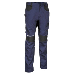 PANTALONI SKIAHOS TAGLIA 52 BLU NAVY/NERO COFRA COD. V582-0-02-52