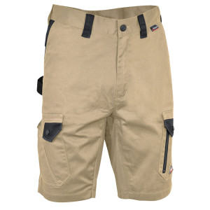 PANTALONCINI KEDIRI SUPER STRECH TAGLIA 56 FANGO/NERO COFRA COD. V619-0-03-56