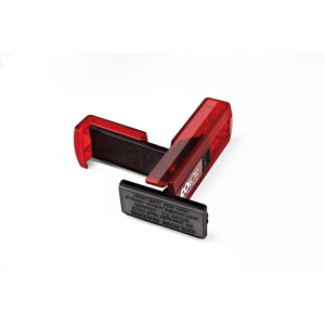 TIMBRO POCKET STAMP PLUS 30 18X47MM 5RIGHE AUTOINCHIOSTRANTE ROSSO COLOP COD. PSP30RU