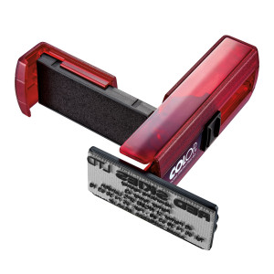 TIMBRO POCKET STAMP PLUS 40 23 X 59 MM - 6 RIGHE AUTOINCH.ROSSO RUBINO COLOP COD. PSP40R