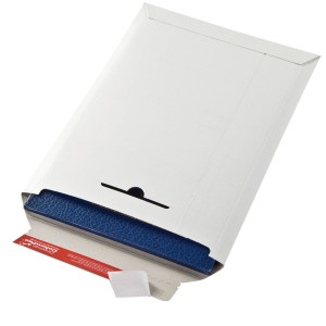 BUSTA A SACCO IN CARTONE BIANCO 310X445X30MM CON CHIUSURA AUTOADESIVA COD. CP012.07 CONFEZIONE DA 20