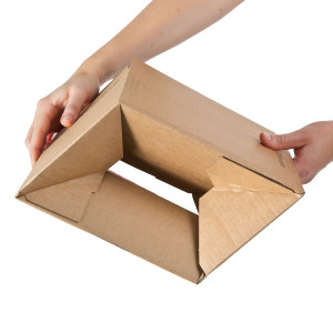 SCATOLA POP UP AD ASSEMBLAGGIO RAPIDO 159X129X70MM CP151 COLOMPAC COD. CP151.010/20 CONFEZIONE DA 20