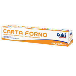 ROLL CARTA FORNO 400MMX50M CUKI PROFESSIONAL COD. 4540050